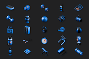 Gym and Fitness 3D Icon Set, a 3D by Laimmilka (Thumbnail 4 of 4)