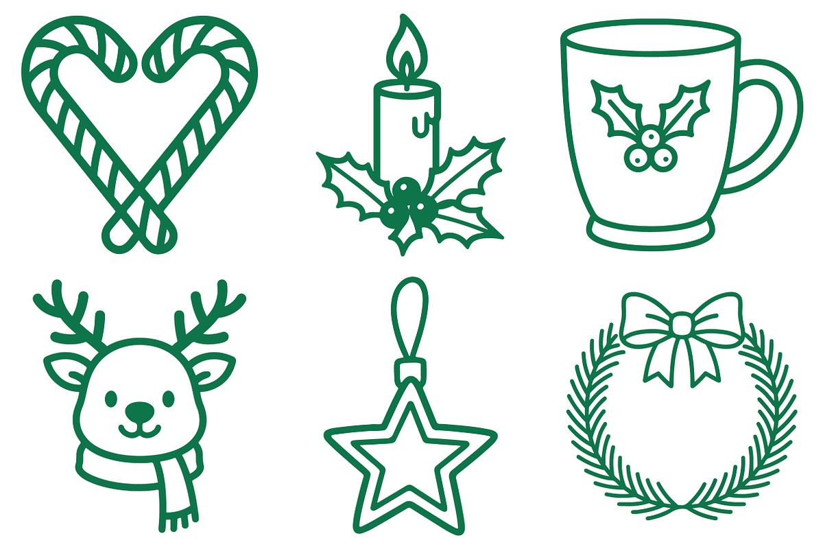 Hand Drawn Christmas PNG Clipart, an Illustration by Daily.Designs (Photo 3 of 8)