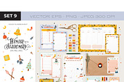 Cute Christmas & New Year BUNDLE, a Seasonal Illustration by Ruslana Lubenets (Thumbnail 97 of 104)