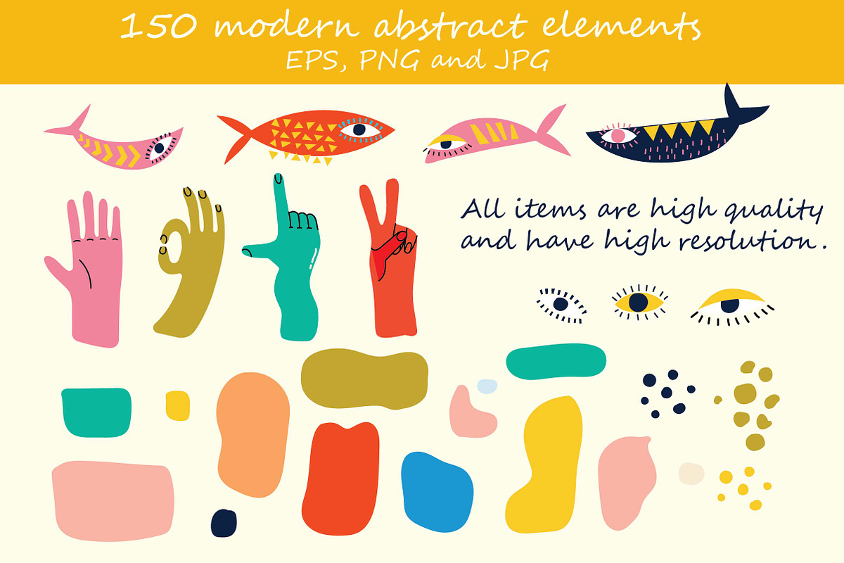 150+ Abstract graphic illustrations, a Decorative Illustration by Virinaflora (Photo 5 of 15)