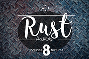 8 RUSTED METAL TEXTURES, a Texture Graphic by photo3idea (Thumbnail 9 of 9)