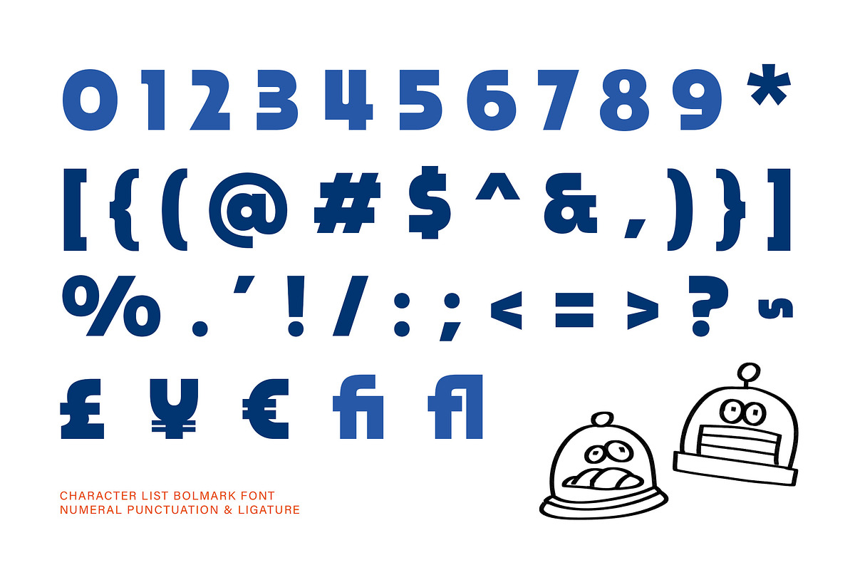 Bolmark – Retro Bauhaus Bold Sans, a Sans Serif Font by Typia Nesia (Photo 12 of 12)