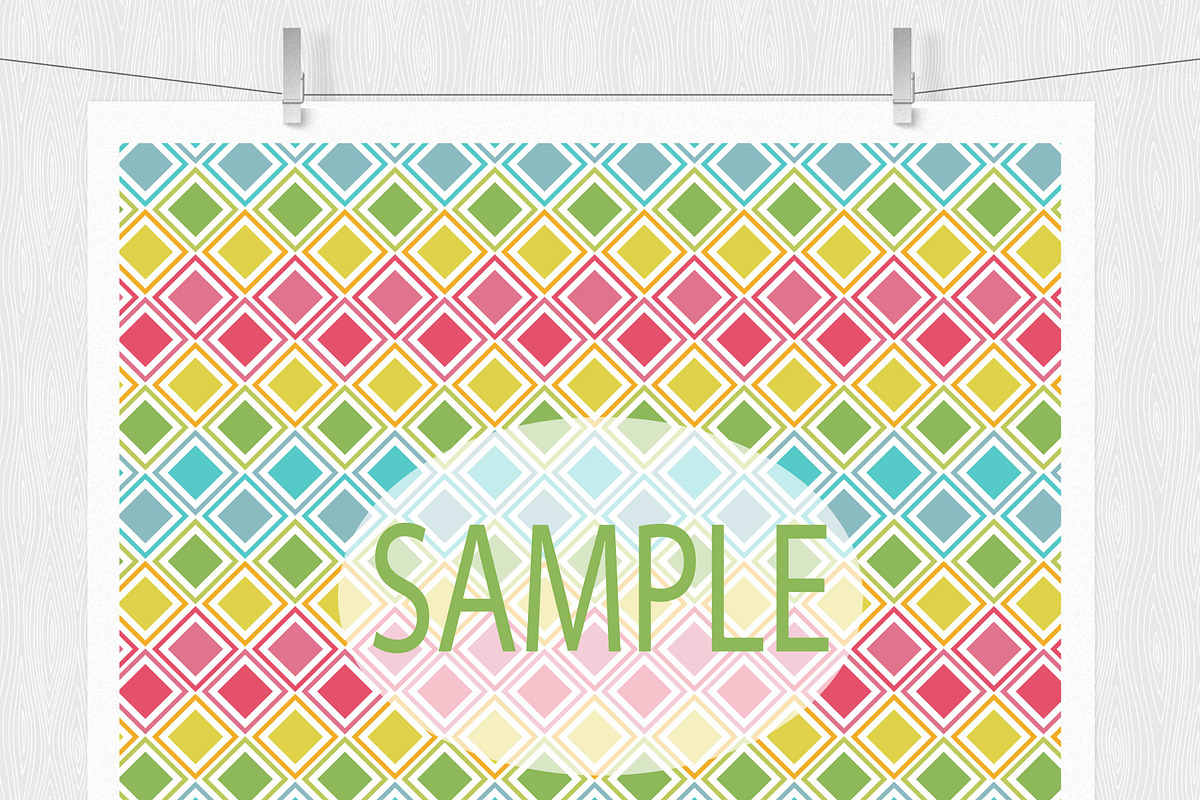 Sunflower Patterns - Digital Paper, a Pattern Graphic by Leska's Digitals (Photo 2 of 6)