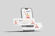 Email Signature Mockup, a Wearable Device Mockup by graphicpages (Thumbnail 7 of 11)