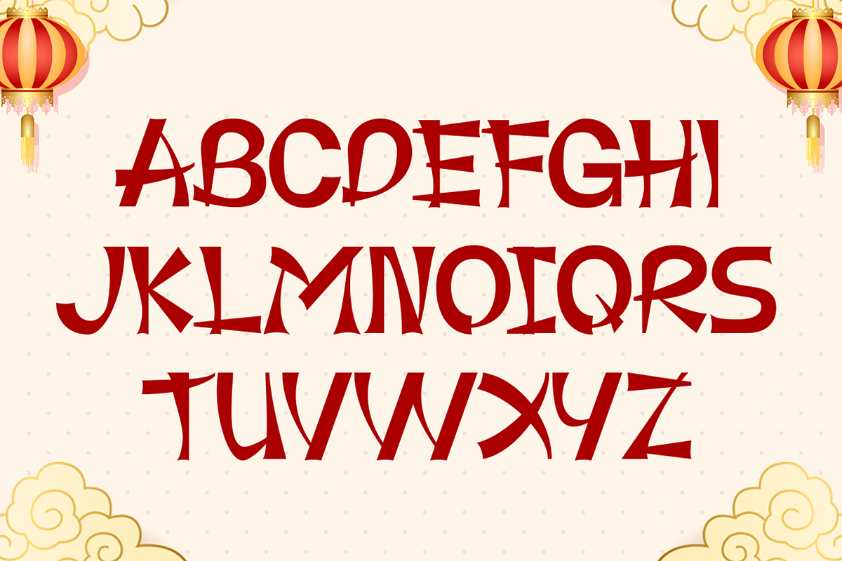 Zilong - Oriental Chinese Font, a Font by Pekotype (Photo 3 of 15)