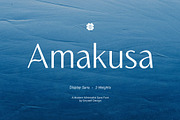ED Amakusa - Modern Display Font, a Sans Serif Font by Emyself Design (Thumbnail 1 of 12)