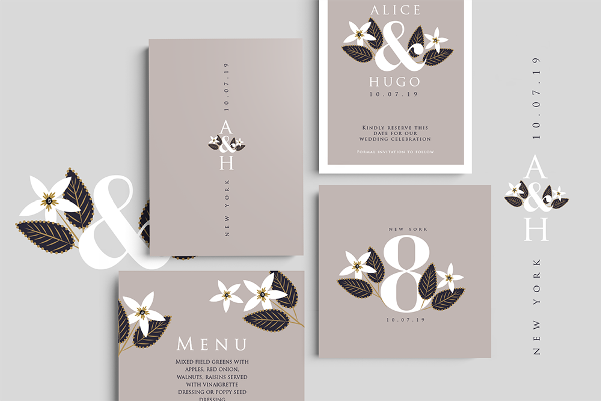 Wedding Collection: 7 sets-49 files, an Invitation Template by Werlang Paper (Photo 23 of 46)