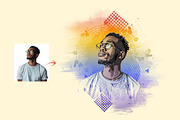 Geometric Portrait Photoshop Action, an Action Add-On by Photoshop Action (Thumbnail 6 of 11)