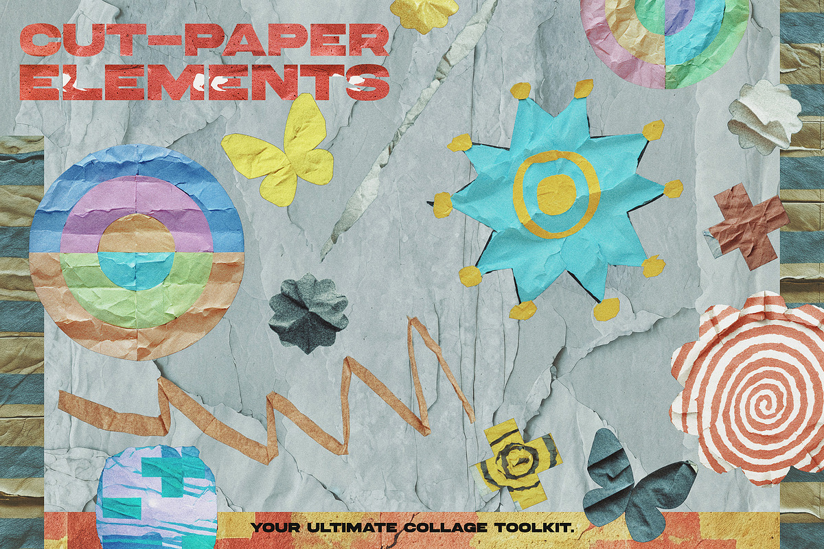 Cut‑Paper Elements: 700+ PNG Kit, an Object Graphic by Megan Aili Designs (Photo 9 of 15)