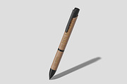 Bamboo Ballpoint Pen Mockup, a Pens & Pencil Mockup by Unerispace (Thumbnail 4 of 5)
