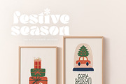 Festive Season Christmas Card Mockup, a Product Mockup by Muse Mockups (Thumbnail 9 of 15)