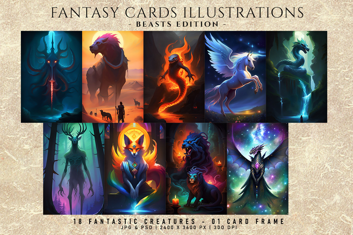 Fantasy Beasts Illustrations, a Decorative Illustration by Digital Art Creations (Photo 1 of 3)
