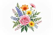 Pastel Floral Watercolor Art, an Illustration by jahid234 (Thumbnail 7 of 11)