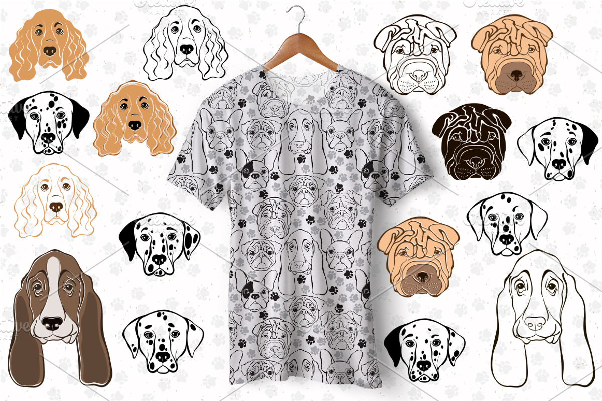 Dogs. Best friends., a Pattern Graphic by maritime_m (Photo 8 of 9)