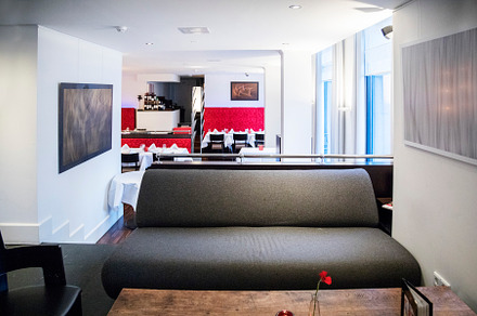 empty stylish interior, an Architecture Photo by ariadna de raadt