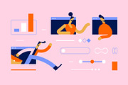 Digital Work Scenes, a Work Illustration by Léo Alexandre (Thumbnail 5 of 8)