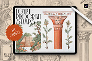 Egypt Procreate Stamps, a Shape Add-On by Spasibenko Art (Thumbnail 2 of 4)