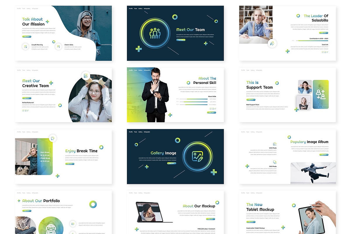 Light Color - Google Slides Template, a Presentation Template by ...