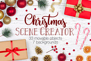 Christmas Scene Creator - Top View, a Product Mockup by Pixomize (Thumbnail 1 of 6)