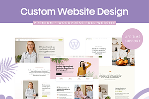 Custom Website Design - Wordpress, a Templates & Theme by HouseofWise