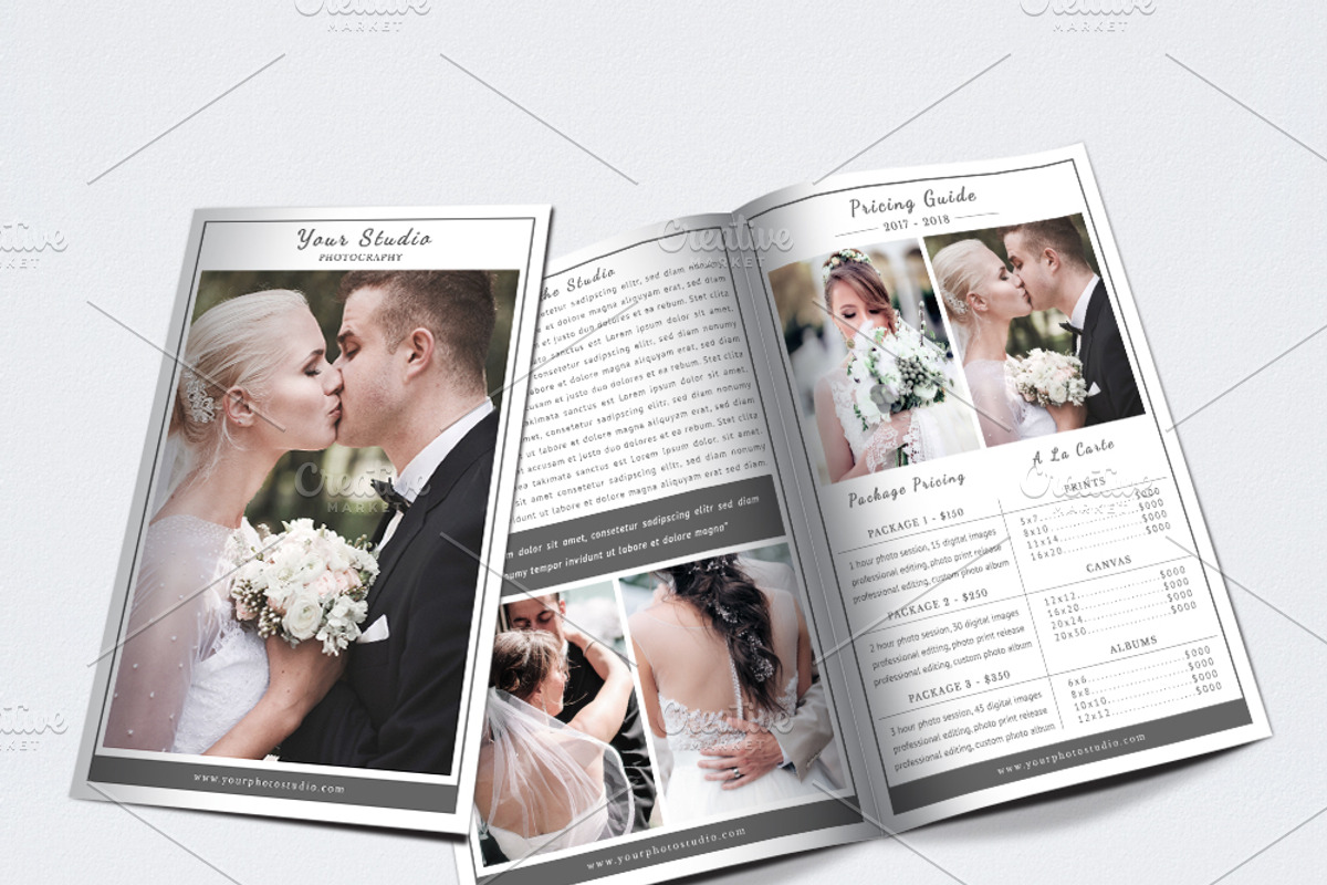 Photography Bifold Brochure Template, a Brochure Template by NM-Design-Studio (Photo 1 of 3)