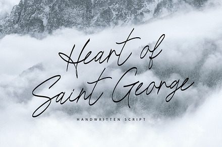 Heart of Saint George, a Handwritten Font by chekart