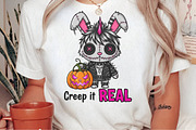 Creep It Real Voodoo Bunny Halloween, an Illustration by Craft Nest (Thumbnail 2 of 6)