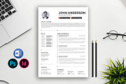 Clean Resume CV, a Resume Template by Abdul Studio (Thumbnail 1 of 5)
