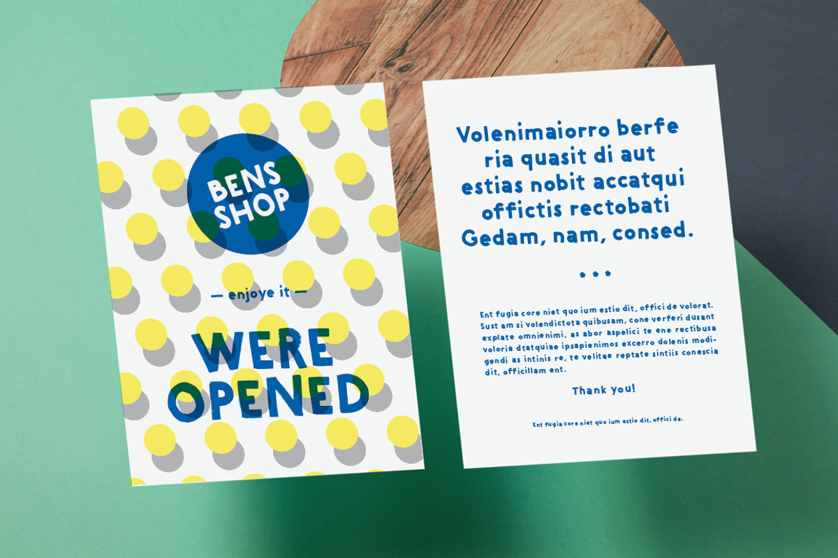 Riya - Geometric Handwritten Font preview 3