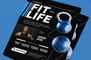 Fitness Promotion Flyer, a Flyer Template by graphicook (Thumbnail 2 of 3)