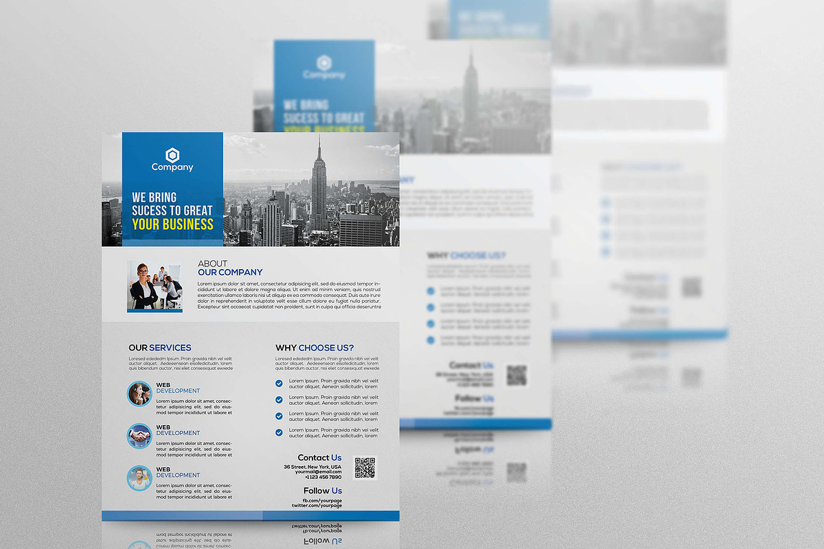 Corporate Flyer, a Flyer Template by GreenPixi (Photo 3 of 4)