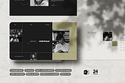 Portfolio Template, a Presentation Template by White Graphic (Thumbnail 1 of 7)
