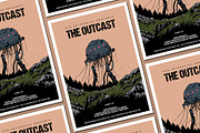 Hand Drawn Outcast Alien Robot Flyer, a Flyer Template by ashenterprise (Thumbnail 3 of 3)