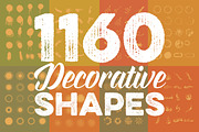 SALE Bundle: 1160 Decorative Shapes, an Object Graphic by JumboDesign (Thumbnail 1 of 5)