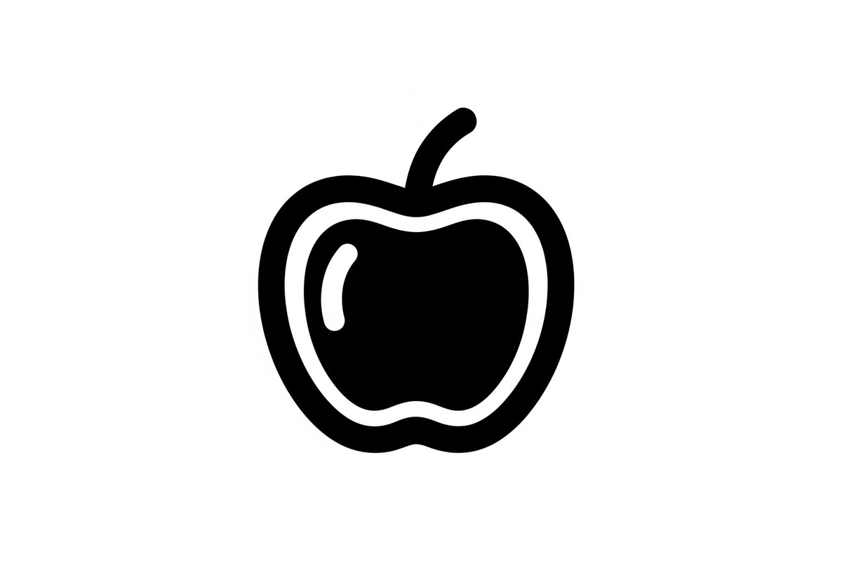 Apple Fruit Vector Icon Bundle, an Illustration by musafir_fashion (Photo 33 of 49)