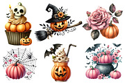 Pastel Goth Halloween clipart, an Illustration by Designworld (Thumbnail 4 of 6)