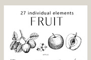 BUNDLE - Fruit & Berries Collection, a Food Illustration by Yevheniia (Thumbnail 5 of 9)