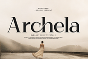 Archela - Ligature Elegant Serif, a Serif Font by Font Liner (Thumbnail 1 of 10)