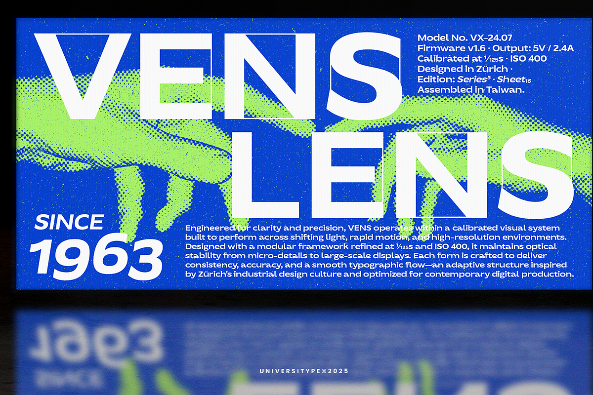 UT Noxdev - A Unique Display Font, a Sans Serif Font by Universitype (Photo 8 of 13)
