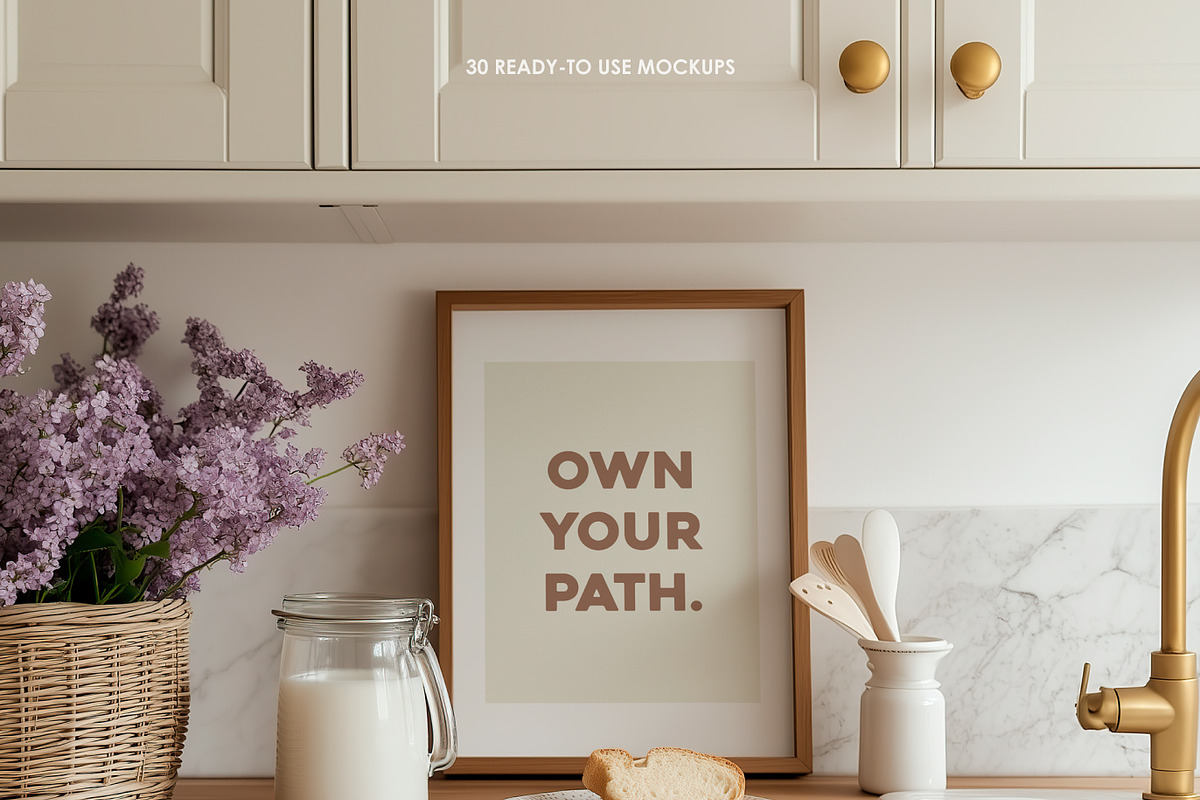 LILAC MORNING | Frame mockup set, a Household Mockup by SCHÉRI (Photo 12 of 17)
