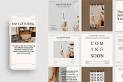 Editorial Instagram Template, a Device Mockup by Le Maison Bohem (Thumbnail 2 of 11)