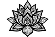 Decorative Lotus Flower, an Object Graphic by Creativeshirt (Thumbnail 11 of 14)