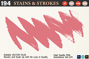 Vector Stains & Strokes Atelier +SVG, an Object Graphic by Katrinelly (Thumbnail 4 of 15)