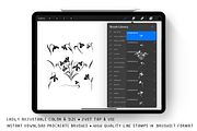 Procreate Brush Stamps - Snowdrop, a Brush Add-On by Gabba Delgado (Thumbnail 2 of 4)