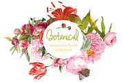 Watercolor botanical flowers, a Decorative Illustration by ivanushka-art (Thumbnail 3 of 5)