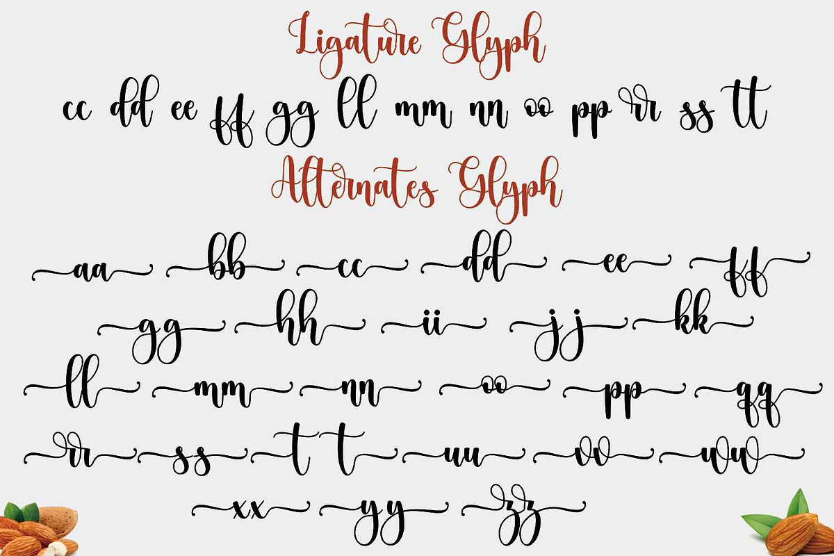 Almond Butter, a Handwritten Font by Mozatype (Photo 7 of 7)