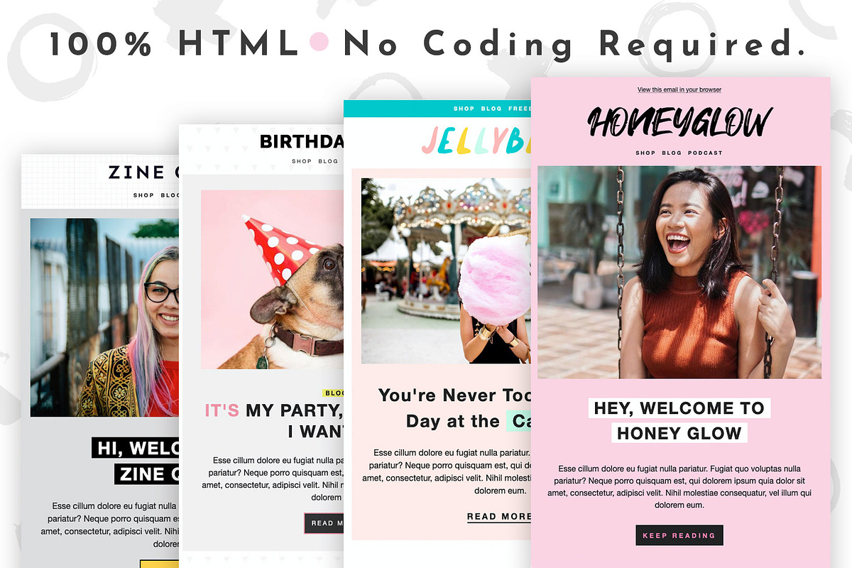Email Template Bundle Mailchimp, an Email Template by ltsdesigns (Photo 1 of 6)
