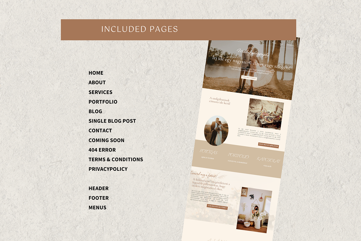 Boho Template Kit Elementor, a WordPress Template by inflowdesignstudio (Photo 4 of 8)
