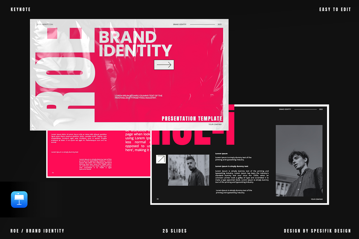 ROE Brand Identity Keynote, a Presentation Template by Spesifikstd (Photo 1 of 13)