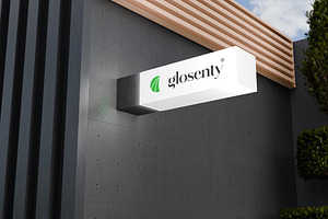 Light Box Sign Mockup